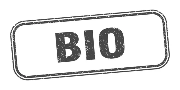 Biomarken Bio Square Grunge Zeichen Etikett — Stockvektor