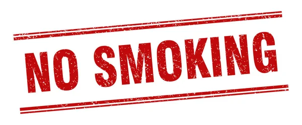 Sigara Içme Damgası Yok Sigara Etiketi Yok Kare Grunge Işareti — Stok Vektör