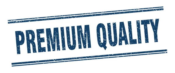 Sello Calidad Premium Etiqueta Calidad Premium Signo Grunge Cuadrado — Vector de stock