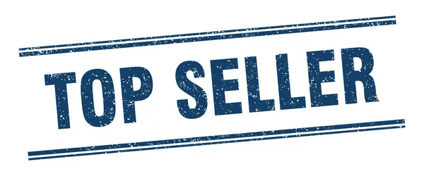 Pieczęć Bestsellera Najlepiej Sprzedająca Się Etykieta Kwadratowy Znak Grunge — Wektor stockowy