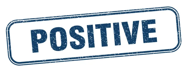Pieczęć Pozytywna Pozytywny Kwadrat Grunge Znak Etykieta — Wektor stockowy