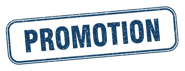 Promotion Stamp Promotion Square Grunge Sign Label — Stock Vector