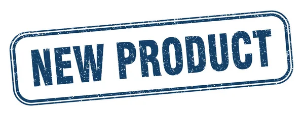 Neuer Produktstempel Neues Produkt Quadratisches Grunge Zeichen Etikett — Stockvektor