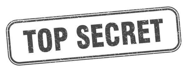 Selo Ultra Secreto Sinal Grunge Quadrado Ultra Secreto Rótulo — Vetor de Stock