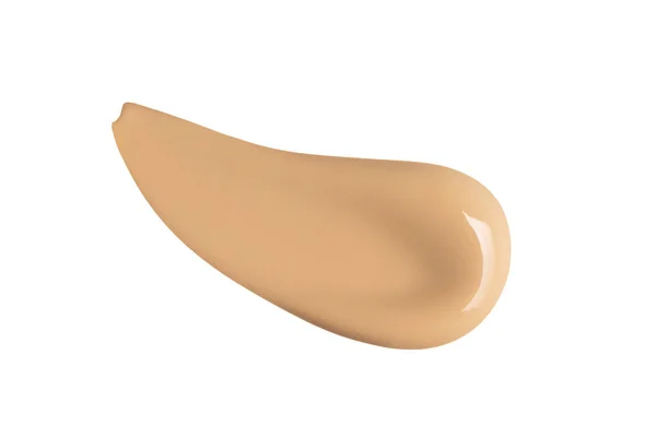 크림스 배경에 은밀하게 Corrector Beige Skin Tone Swipe — 스톡 사진