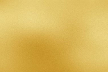 Altın metal desenli arka plan. Pürüzsüz ışık yansıtmalı, düz desenli altın parlak metalik plaka.