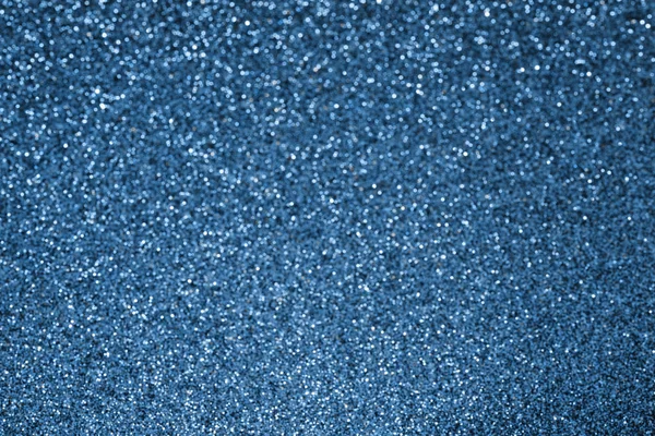 Niebieski Brokat Tekstury Tła Kolor Roku 2020 Blask Światła Bokeh — Zdjęcie stockowe