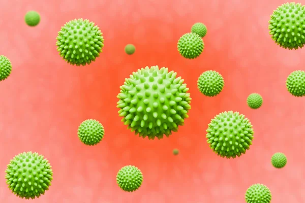 Kontekst Modelu Koronawirusa Koncepcja Pandemii Covid Abstrakcyjny Baner Szczepu Wirusa — Zdjęcie stockowe