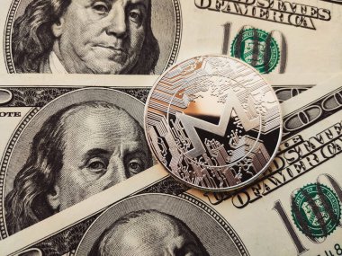 Monero XMr. fiziksel madeni para bizim dolarlarımız. Dijital para birimi