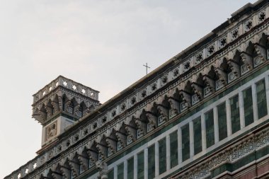 Floransa, Toskana, İtalya 'daki Santa Maria del Fiore Katedrali' nin yan duvarları
