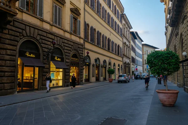 Piękne Ulice Florencji Toskanii Włochy — Zdjęcie stockowe