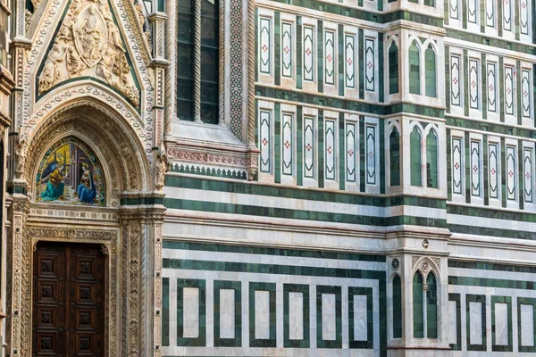 Zijwanden Van Kathedraal Van Santa Maria Del Fiore Florence Toscane — Stockfoto