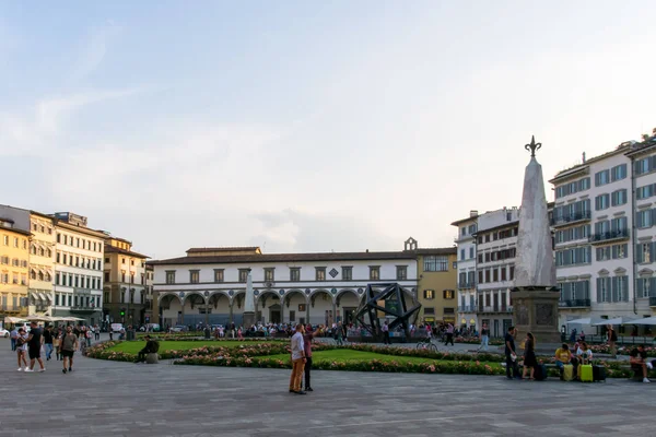 Square Maria Novella Florence Tuscany Italy Stock Picture
