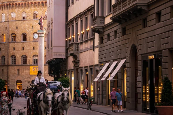 Beautiful Streets Florence Tuscany Italy Stock Image