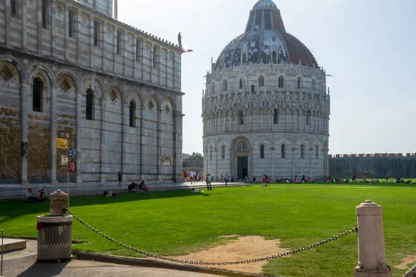 San Giovanni Baptisterio Pisa Piazza Del Duomo Toscana Italia —  Fotos de Stock