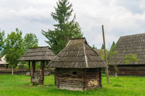 Pers Minyak Rammer Museum Desa Maramures Rumania — Stok Foto