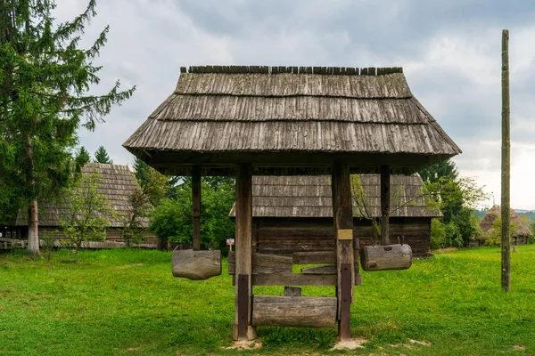 Rammer Oil Press Maramures Village Museum Romania — Stock Photo, Image