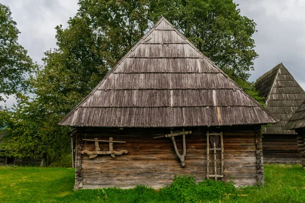 Barsan House Maramures Village Museum Roménia — Fotografia de Stock