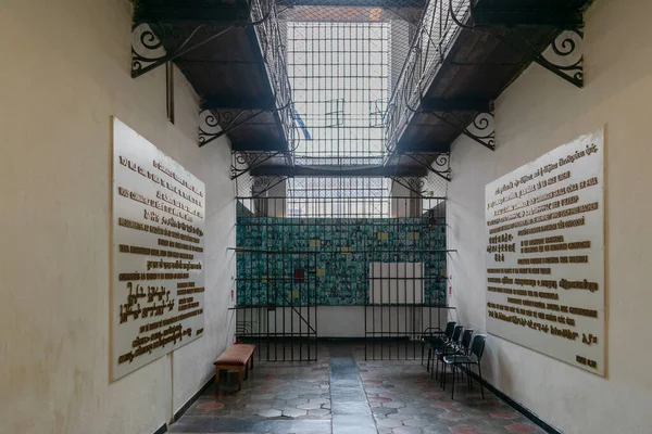 Interior Uma Prisão Comunista Memorial Das Vítimas Comunismo Resistência Sighet — Fotografia de Stock