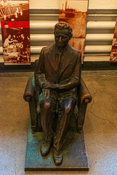 Statue Nicolae Ceausescu One Leaders Communist Prisons Romania Stock Image