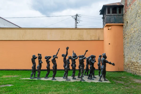 Statues Yard Communist Prison Sighetu Marmatiei Memorial Victims Communism Resistance Royalty Free Stock Images