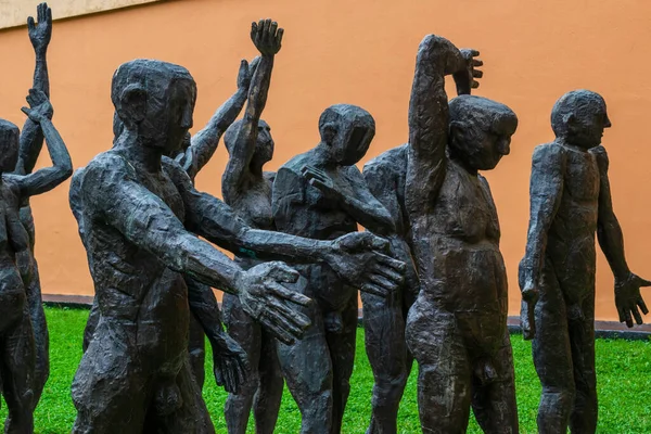 Statues Yard Communist Prison Sighetu Marmatiei Memorial Victims Communism Resistance Stock Picture