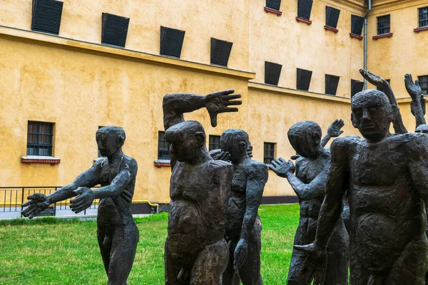 Statues Yard Communist Prison Sighetu Marmatiei Memorial Victims Communism Resistance Royalty Free Stock Images