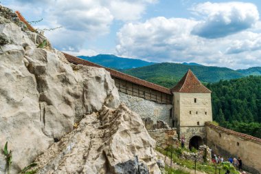 Silah kulesi, Rasnov Kalesi, Brasov, Romanya