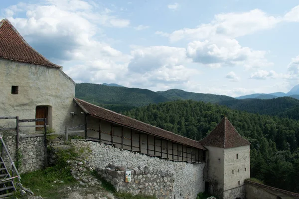 Torre Armas Rasnov Citadel Brasov Roménia — Fotografia de Stock