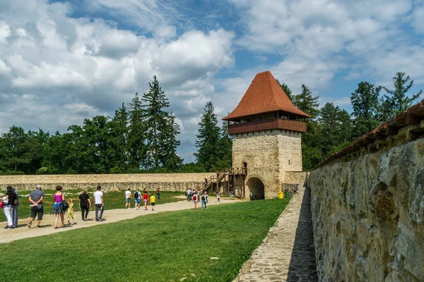 Archers Tower Bathory Rasnov Citadel Brasov Romania Stock Picture