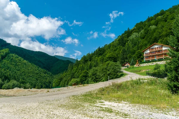 Chalet Relaxation Place Foot Piatra Craiului Massif Plaiul Foii Zarnesti Stock Photo