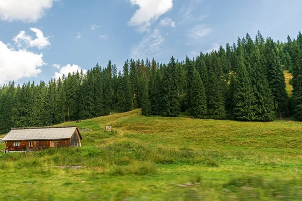 Wspaniały Krajobraz Cmpulung Moldovenesc Suczawa Rumunia — Zdjęcie stockowe