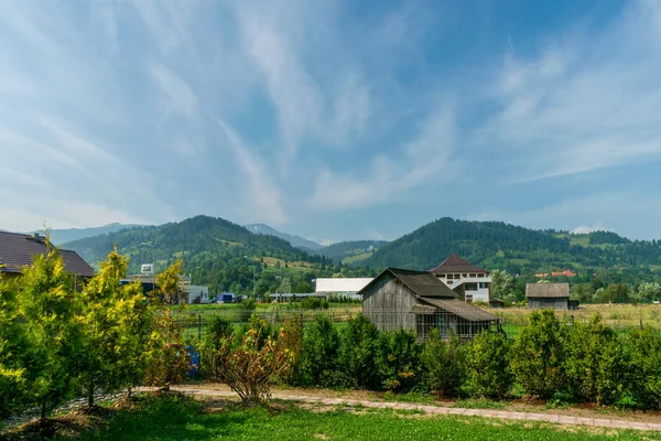 Cmpulung Moldovenesc, Suceava, Romanya 'dan çarpıcı manzara