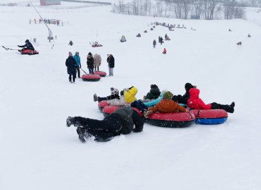 Moskova, Rusya: Ski club Leonid Tyagachev