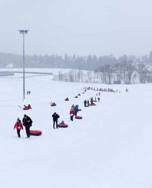 Moskova, Rusya: Ski club Leonid Tyagachev