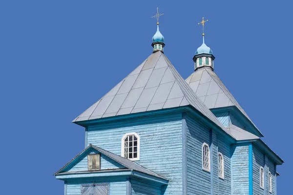 Ortodoxa kyrkan blå — Stockfoto