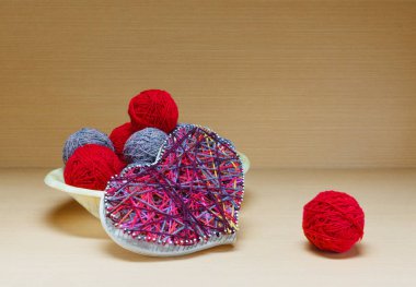 Paneli kalp tarzı String sanat