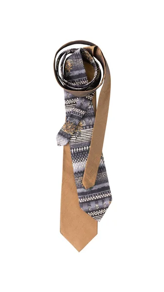 Neckties isolated on white background — Stock Photo, Image