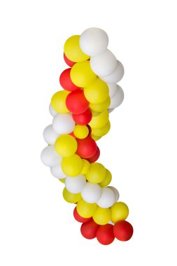 Hava balonları beyaz