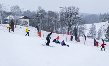 Moskova, Rusya: Ski club Leonid Tyagachev