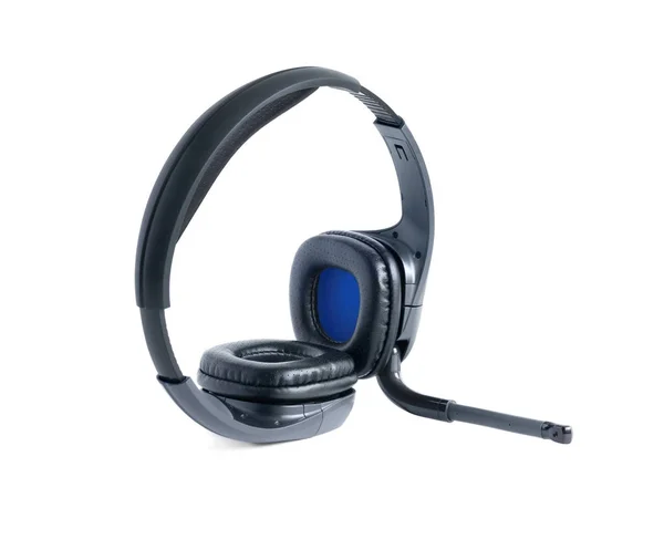 Headset på vit bakgrund — Stockfoto