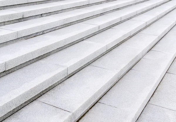 Treppe Aus Weißem Granit Vollständiger Rahmen — Stockfoto