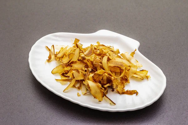 stock image Tuna shaving katsuobushi, bonito flakes, ingredient of japanese soup dashi