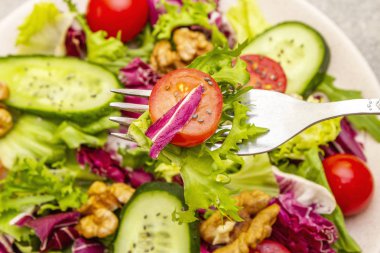 Taze sebze pişirme arka planı