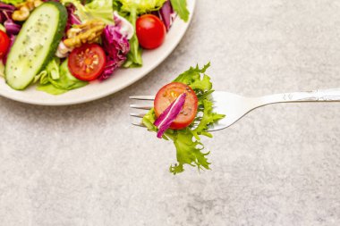 Taze sebze pişirme arka planı