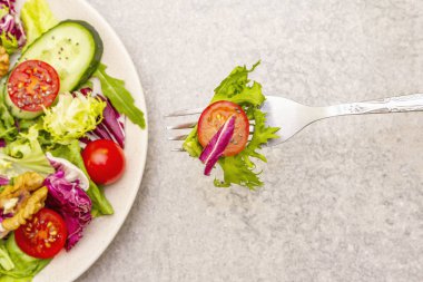 Taze sebze pişirme arka planı