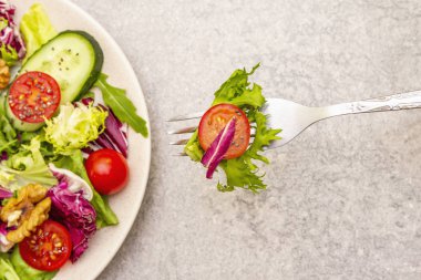 Taze sebze pişirme arka planı