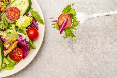 Taze sebze pişirme arka planı