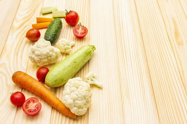 çeşitli taze organik sebze