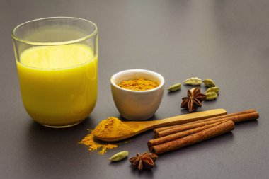 Altın zerdeçal süt